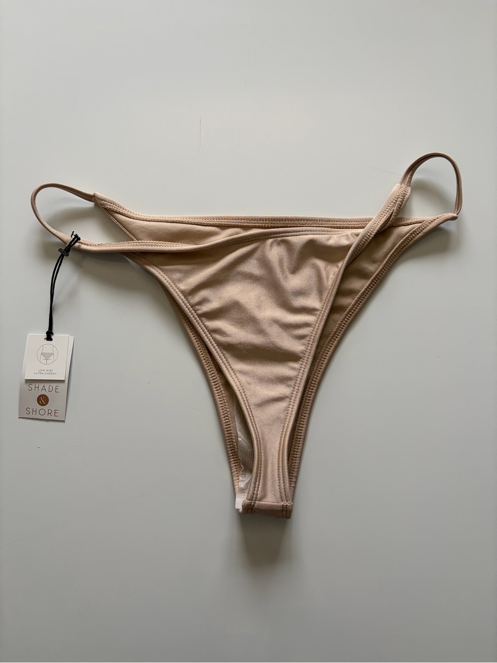 Shade & Shore Beige Bikini Brief